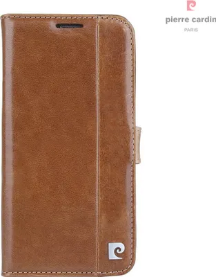 Obrázek produktu pro Hnědé pouzdro typu Book pro Samsung Galaxy S20 Plus od Pierre Cardin – pravá kůže