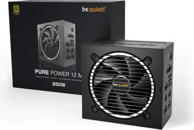 Immagine prodotto di be quiet! Pure Power 12 M Netzteil 850 W 20+4 pin ATX ATX Schwarz (BN344)