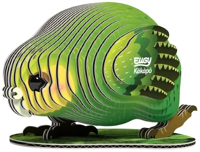Produktbild von EUGY 099 Kakapo, umweltfreundlich, 3D-Puzzle