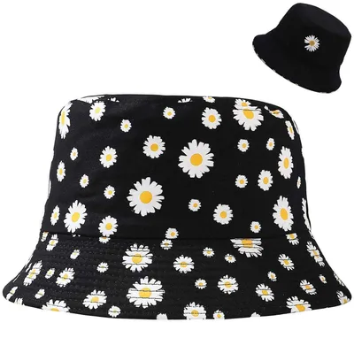 Produktbild von Fischerhut Damen Sonnenhut Strandhut Baumwolle Reversibel Krempe 4,5 cm