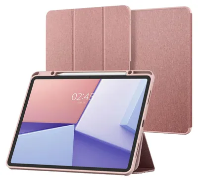 Productafbeelding van Spigen Urban Fit Bookcase voor de Apple iPad Air 11 inch (2026) M4 / (2025) M3 / (2024) M2 / Air 5 (2022) / Air 4 (2020) - Rose Gold