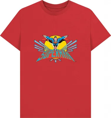 Immagine prodotto di Superman - Maglietta "ufficiale" per uomo/donna Unisex PN2113 (XXL) (Rosso)