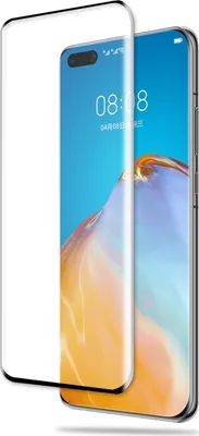 Obrázok produktu pre Pre Huawei P40 Pro 4D Display Full H9 Tempered Glass Black Foil Armoured Curved Case