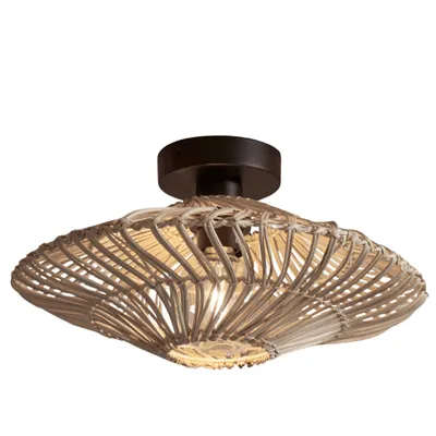 Produktbild von Deckenlampe Zanzibar flach S Weiß