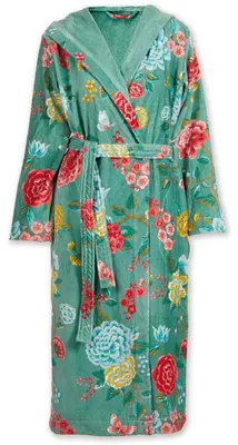 Produktbild von Pip Studio Good Evening Bademantel Grün Green S