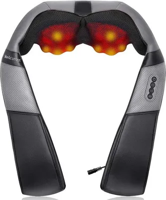 Productafbeelding van Famanu Shiatsu nek- en schoudermassageapparaat met warmtefunctie - 3D diepweefmassagekussen