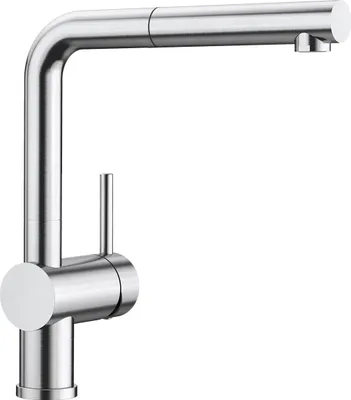 Produktbild von Blanco Küchenarmatur LINUS-S DVGW  edelstahl gebürstet 526242