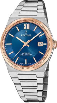 Produktbild von Festina Uhr Swiss Herren silber Armband Edelstahl UF20036/2