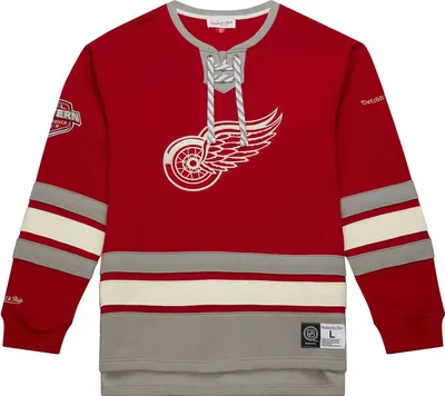 Zdjęcie produktu dla M&N Detroit Red Wings NHL Lace-Up Heritage Hoody - S