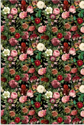 Produktbild von MuchoWow® Poster Pfingstrose - Blumen - Collage 60x90 cm - Wanddekoration