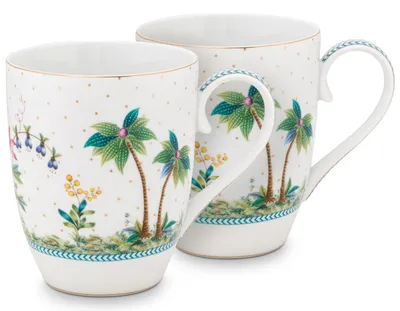Produktbild von PIP STUDIO Jolie Dots Gold Becher mit Henkel gross Set2