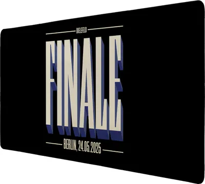 Produktbild von FINALE 2025 Bielefeld Schreibtischunterlage 89x40cm XXL Mauspad für das