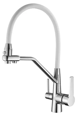 Produktbild von 3-in-1 Küchenarmatur mit flexibler Auslauf - Wasserfilter - 2 Strahlarten