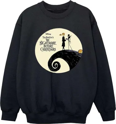 Immagine prodotto di The Nightmare Before Christmas - Felpa per ragazze BI56514 (152-158) (Nero)