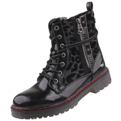 Produktbild von Mustang Damen Sportliche Stiefelette 1366501 Schwarz