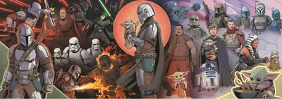 Produktbild von Trefl Star Wars Puzzle - Mandalorian - 1000 Teile Panorama