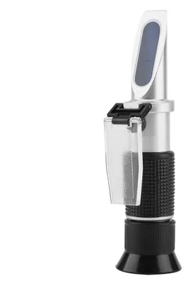 3-in-1 Brix-Refraktometer, tragbar, 0-25% Vol, 0-40% Brix