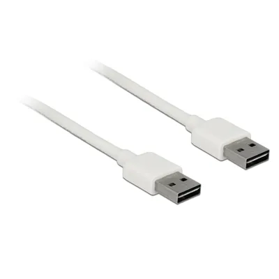 Produktbild von DELOCK Easy-USB-Kab.2.0 A -> Easy-USB 2.0 A 0.5m weiß