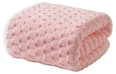 Produktbild von Badetuch, schnelltrocknend, weiches Fleece-Material, Rosa90x180cm