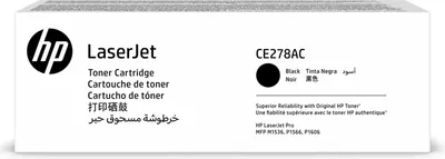 Produktbild von Toner HEWLETT PACKARD CE278AC  LJ P1566 CARTRIDGE BLACK