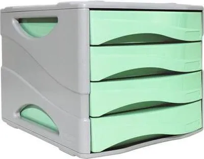 Immagine prodotto di ARDA 15P4PPASV organizzatore per cassetto di scrivania Plastica Verde Grigio