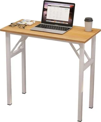 Immagine prodotto di Scrivania pieghevole per PC Scrivania per ufficio in legno Tavolo per ufficio 80x40 cm