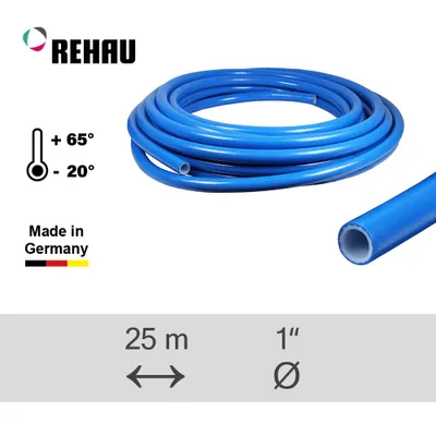 Produktbild von REHAU Trinkwasserschlauch Rauaqua varioflex plus 1" - 25m