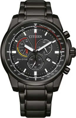 Obrázek produktu pro Citizen AT1195-83E Eco Drive Pánské hodinky z nerezové oceli Chrono Black