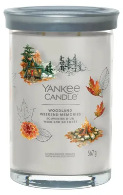 Productafbeelding van Yankee Candle Woodland Weekend Memories, kaars, grijs, 1 stuk