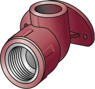 Produktbild von KE Kelit TRI83, KETRIX, Wandscheiben-Winkel 90°, mit IG 20x1/2", 1 Stk.