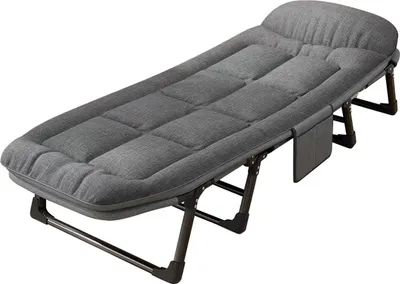 Produktbild von Klappbett Irmchen, Gästebett, 66x190 cm, 150 kg, verstellbares Kopfteil, gepolstert, platzsparend