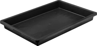 Produktbild von Hubey Mannaschaale: Pflanzschale (60 x 40 x 6,5 cm) Stabile Gewächshaus-Wanne ohne Bodenlöcher, Wasserdicht für Pflanzen, Anzuchten und Garten