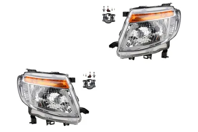 Produktbild von Scheinwerfer Satz passend für Ford Ranger 11 04/11-02/16 H4 +Nebel+Leuc. 8200074008 6202E1 00006202E1 6710027 0000620639 620639 0000620 Johns