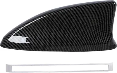 Produktbild von Auto-Haifischflossen-Antennenabdeckung, dekorativ, einfache Installation, Antennenbasis für CR-V Accord 2023 2024, Kohlefaserfarbe