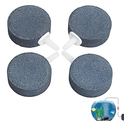 Produktbild von Sprudelsteine für Aquarien – Set mit 4 Stück inklusive Schlauch zur Sauerstoffanreicherung