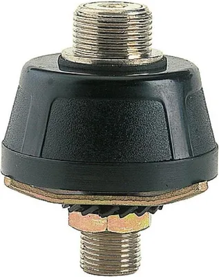 Produktbild von Antennenhalter für Schraubfassantennen - Montagebeugel für Antennen - 45 x 45 x 55 mm - Schwarz