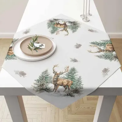 Immagine prodotto di Decorazione da tavolo – Motivo: cervo invernale