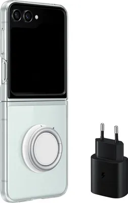 Image de Samsung EF-XF73KKTEGWW, Etui, Samsung, Galaxy Z Flip5, 17 cm (6.7"), Transparent