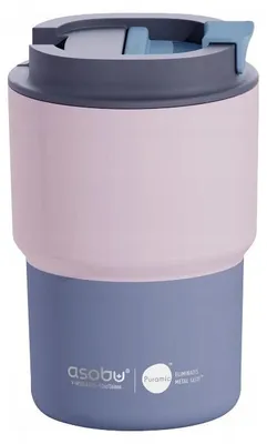 Productafbeelding van Asobu Mini Pick Me Up thermosbeker, pastelroze, 360 ml