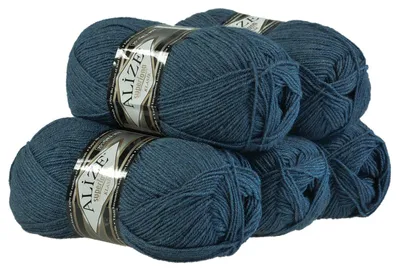 Strickgarn ALIZE SUPERLANA KLASIK blau