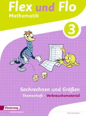 Produktbild von Flex und Flo 3. Themenheft Sachrechnen und Größen: Verbrauchsmaterial