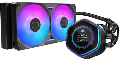 Produktbild von MasterLiquid 240 Atmos II LCD ARGB (schwarz)