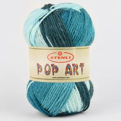 Obrázek produktu pro Stenli Pop Art Yarn 1036: Barevná měkká směs vlny a akrylu pro kreativní projekty