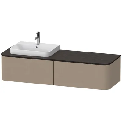 Produktbild von DURAVIT HP4944L7575 WTU HappyD2+ wandh.,354x1600x550mm
