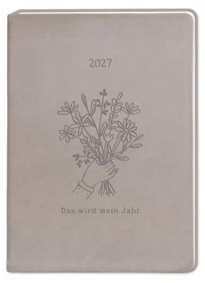 Produktbild von Terminplaner Lederlook 2027 Taupe