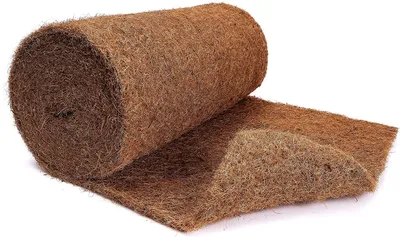 Produktbild von Kokosmatte aus 100% Kokosfasern - 50cm x 5m Rolle Anzuchtmatte ohne Latex - Winterschutz und Kälteschutz für Pflanzen - Baumschutz Meterware Naturprodukt