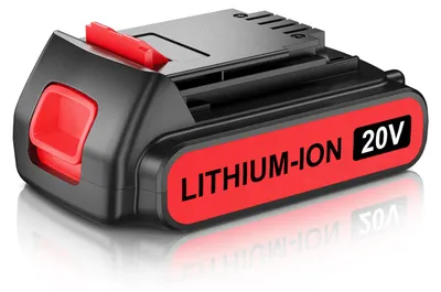 Produktbild von Ersatzakku für Black & Decker - LBXR20 Li-Ion Akku - 20V - 3000mAh 3,0Ah - Akku für Elektrowerkzeuge - Ersatzbatterie - Lila