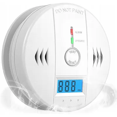 Produktbild von CO-Kohlenmonoxidmelder, CO-Melder, Brandmelder, Gasmelder, Kohlenmonoxid Messgerät Digitaler Kohlenmonoxid-Melder LCD-Display