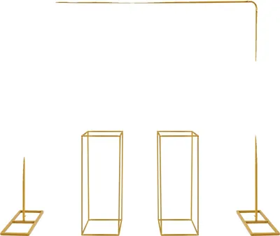 Produktbild von Ballonständer, Metallkonstruktion, Ideal für Hochzeiten und Veranstaltungen, Gold, L