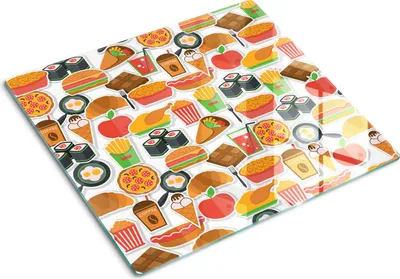 Obrázok produktu pre Sklenená ochranná doska – Kryt varnej dosky – Kryt na indukčnú dosku – 60x52 cm – Rýchle čistenie – Tvrdené sklo – Rýchle občerstvenie